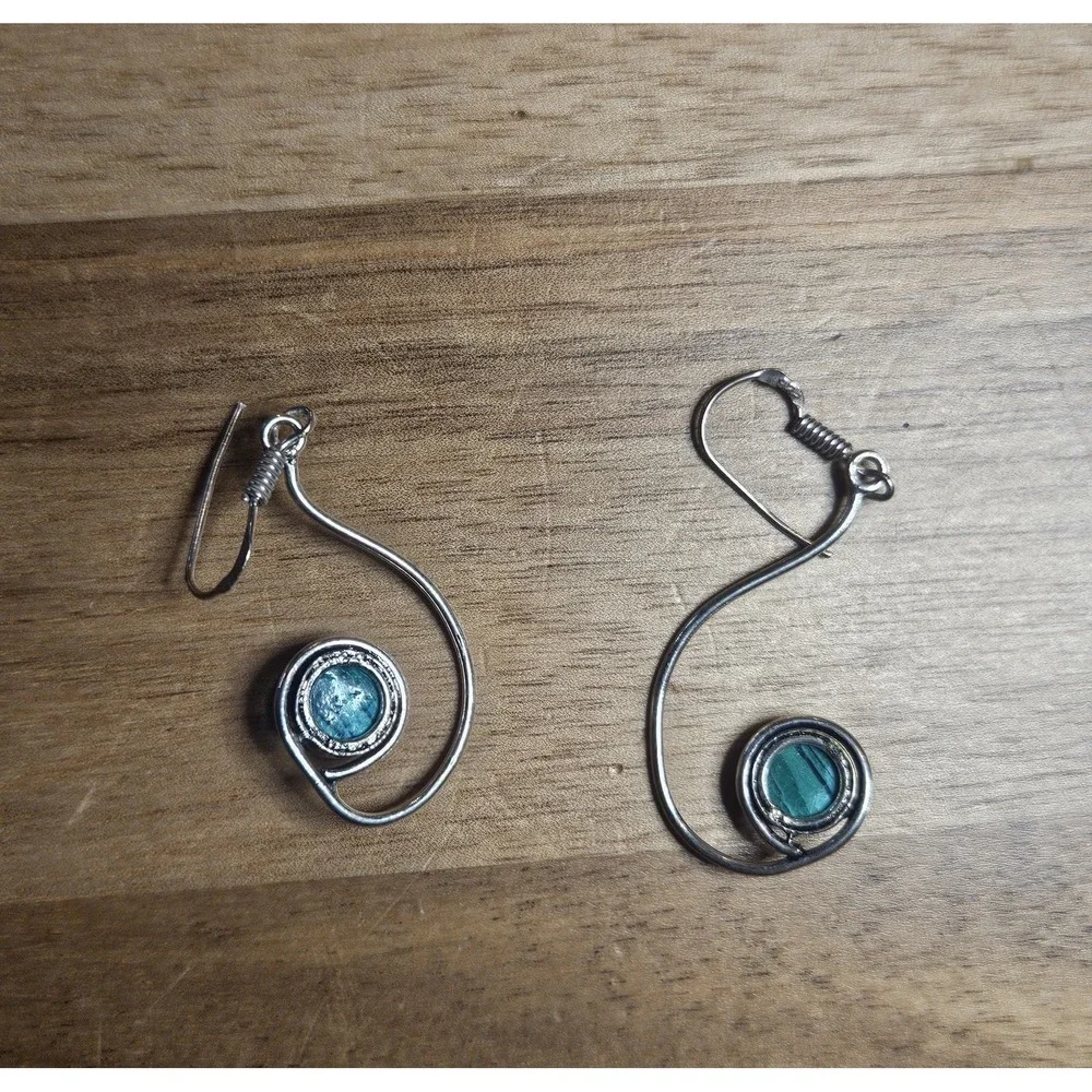Malachite‎ 925 Sterling Silver Earrings